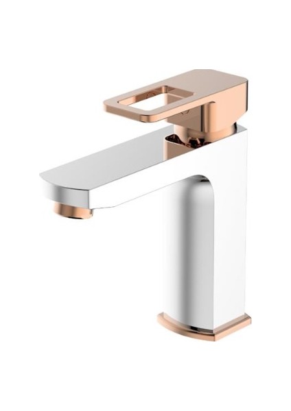 Clara Plus Colours Lavabo Bataryası Beyaz-Rose Gold