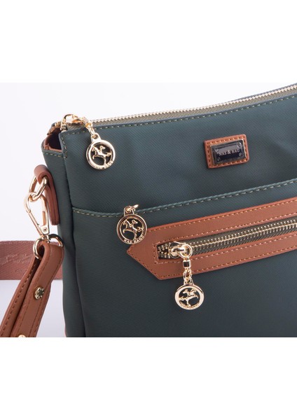 Kadın Postacı Çapraz Çanta Yeşil Taba Karaca (En 25 cm ;boy 22 cm ) fiyatları