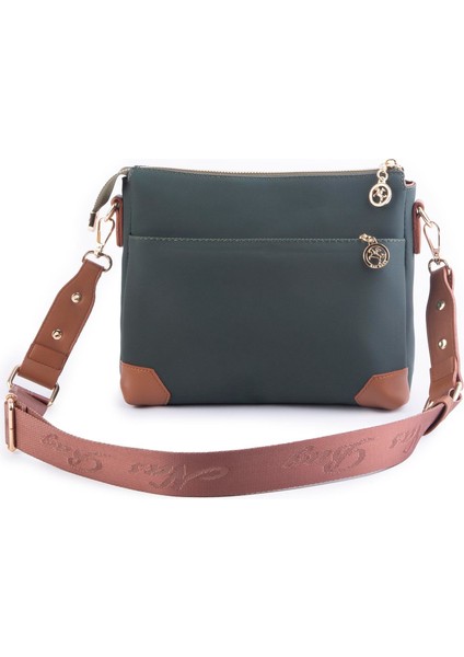 Kadın Postacı Çapraz Çanta Yeşil Taba Karaca (En 25 cm ;boy 22 cm ) modelleri