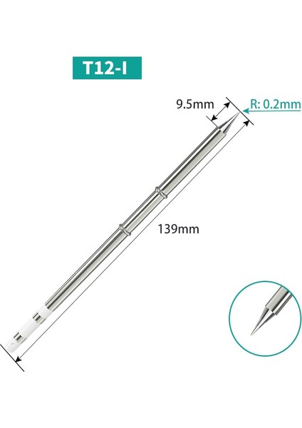 T12-I Bc2 Bc3 Ils J02 JL02 D24 T12 Serisi Hakko FX951 Dıy Lehimleme Istasyonu Kitleri Için Havya Ipuçları Değiştirin (Yurt Dışından)