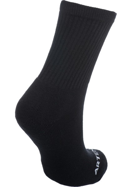 Artengo Tenis Çorabı - Yüksek Konç - Unisex - 3 Çift - Siyah - RS 100 modelleri