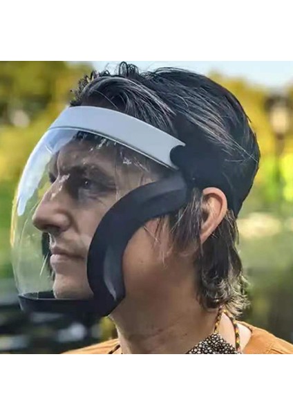 Tam Yüz Kaynak Maskesi Mutfak Şeffaf Kalkan Yüz Buğu Önleyici Kafa Kapağı Podazz (Yurt Dışından)