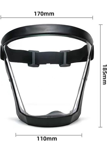 Tam Yüz Kaynak Maskesi Mutfak Şeffaf Kalkan Yüz Buğu Önleyici Kafa Kapağı Podazz (Yurt Dışından) indirimleri