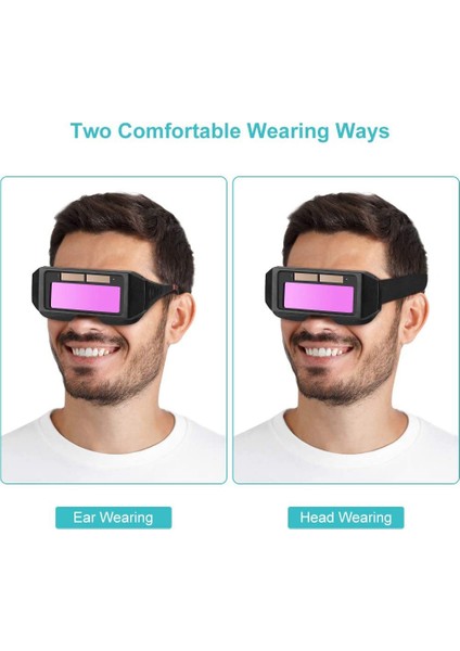 Kaynak Gözlüğü-1 x Kaynak Gözlüğü (Elastik Kafa Bantlı) 5 x Koruyucu Gözlük Filmi 1 x Fermuarlı Kutu-Siyah (Yurt Dışından) indirimleri