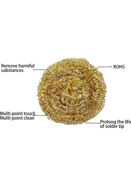 Fs-6 Paketleri Lehim Ucu Temizleme Pirinç Tel Lehimleme Istasyonu Için Yedek Temizleme Bakır Tel Ucu Temizleyici (Yurt Dışından) fırsatları