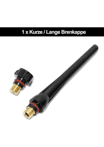 Tıg Kaynak Aksesuarları Seti, Adaptör Kılıfları+ Muhafaza+ Seramik Nozullar+ Wp-26 Tıg Kaynak Torcu Için Tungsten Elektrotlar (Yurt Dışından)