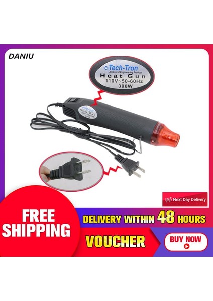 Geleneksel Danıu 110V 300W Dıy Elektrikli Isı Büzüşmeli Aracı Elektrikli El Aletleri Sıcak Hava Sıcaklık Memesi Yenı (Yurt Dışından) fırsatları