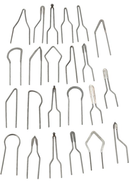 Nanlıy-23 Adet Metal Yüksek Empedans Aksesuarları Ahşap Yanan Taşınabilir Isıtma Teli Değiştirme Oyma Mini Pirografik Ucu Kiti (Yurt Dışından)