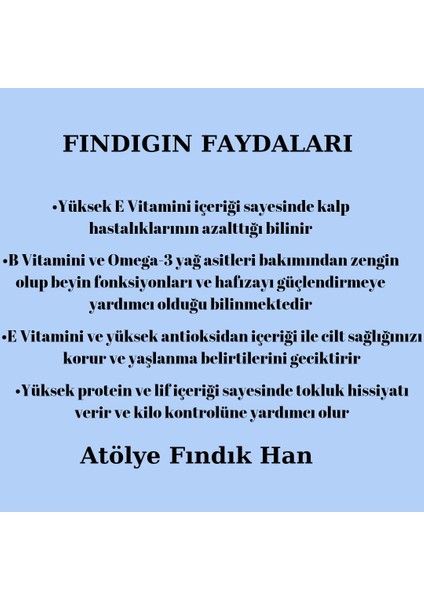 Atolye Findik Han Fındık Ezmesi 500 Gr