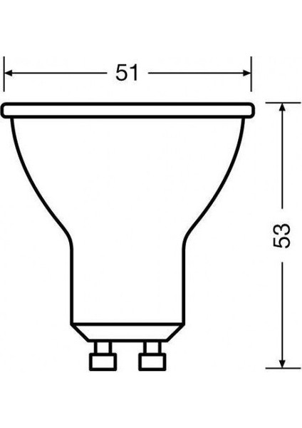 10 Adet Osram LED Value 6,9W =80W 4000 Kelvin Günışığı GU10 LED Spot