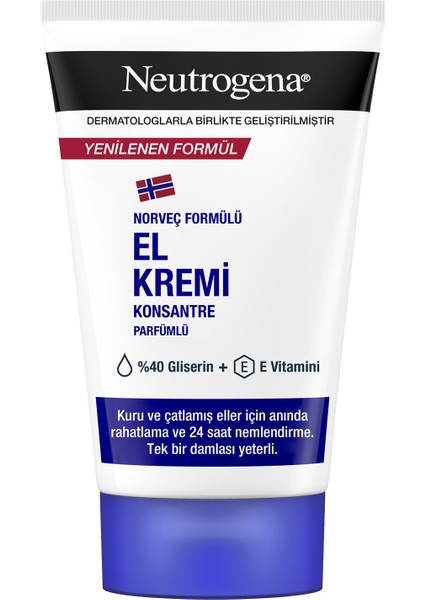 Norveç Formülü El Kremi Parfümlü 50 ml
