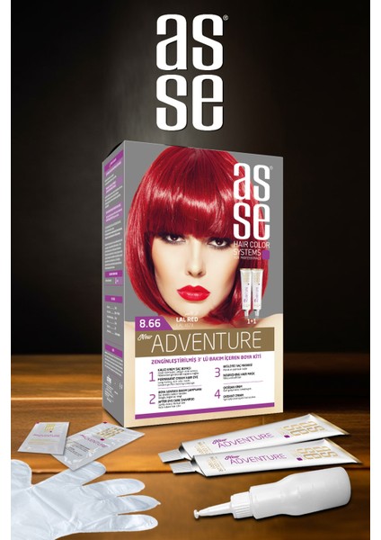 Adventure Set Saç Boyası No:8.66 Lal Kızıl