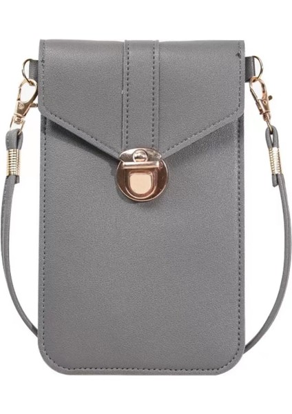 Yeni Bayanlar Kilitli Messenger Dokunmatik Ekranlı Telefon Cüzdanı (Yurt Dışından)