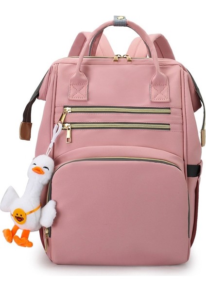 Çok Fonksiyonlu Anne Çantası, Sıcak Anne Tarzı, Basit Düz Renk, Büyük Kapasiteli, Sırt Çantası, Şişe, Bebek Bezi, Doğum Çantası (Yurt Dışından)