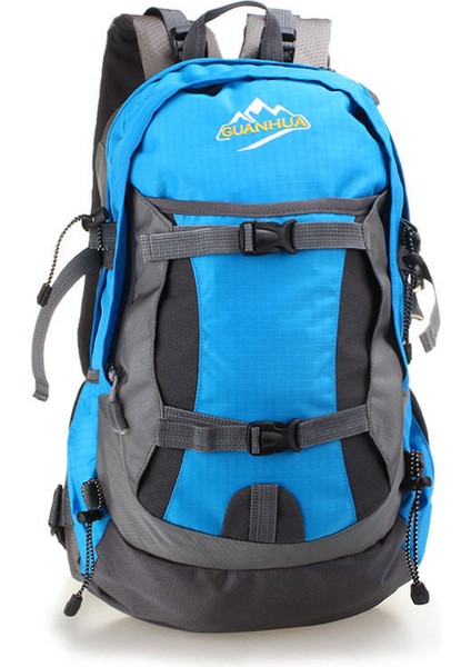 Büyük Kapasiteli Açık Hava Dağcılık Çantası, Seyahat Çantası, Su Geçirmez Yürüyüş Sporu Sırt Çantası (Yurt Dışından)