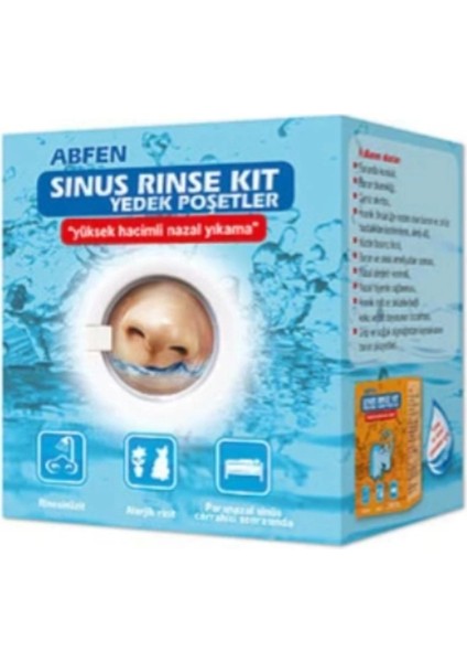 Abfen Rinse Kit Yetişkin 50 Yedek Poşet