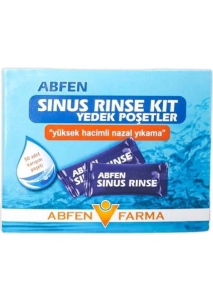 Abfen Rinse Kit Yetişkin 50 Yedek Poşet