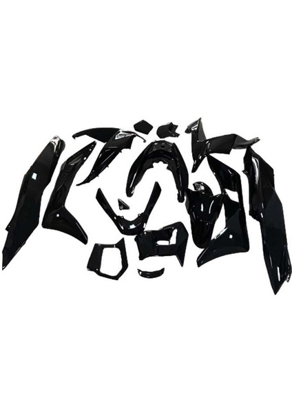 Honda PCX125 PCX150 2015-2017 Komple Grenaj Kaporta Seti Parlak Siyah Cs