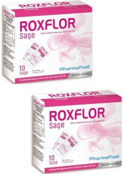 Roxflor Probiyotik 10 Saşe Inuli + Çinko Içerikli 2 Adet