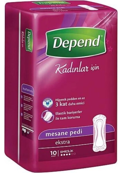 Kadınlar Için Mesane Pedi Extra 10'lu 8 Adet fiyatları