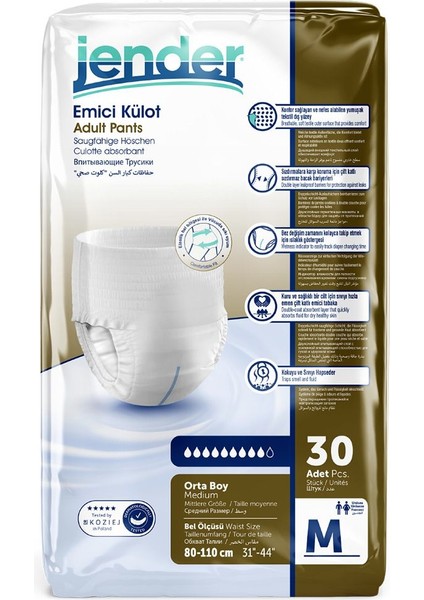 Emici Külot Medium 30 Adet