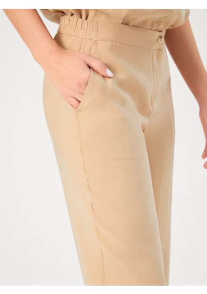 Yanları Yırtmaçlı Modallı Comfort Fıt Capri 68213 fırsatları