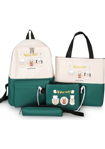Yeni Sıcak Satış Sevimli Kore Tarzı Dört Parçalı Sırt Çantası (Yurt Dışından)