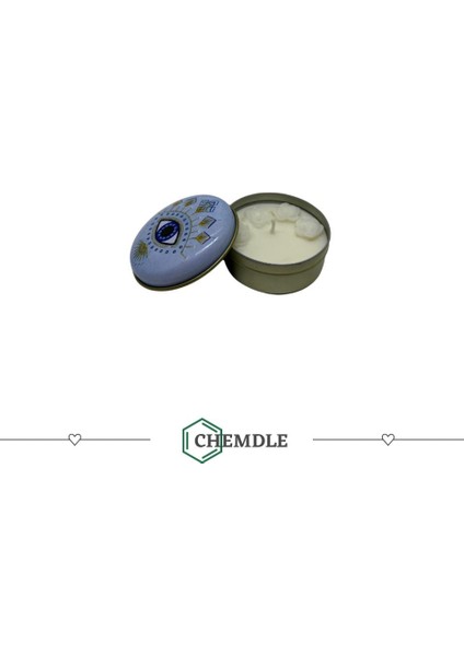 Chemdle Vanilya Kokulu Güllü Mum
