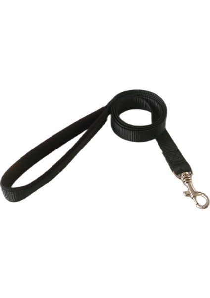 Köpek Gezdirme Kayışı 1,5 cm x 115 cm Siyah