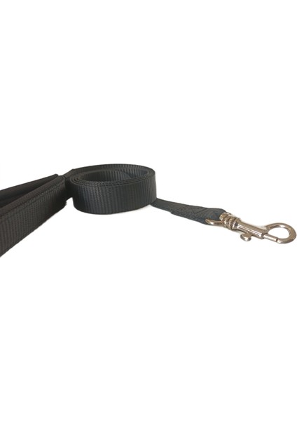 Köpek Gezdirme Kayışı 1,5 cm x 115 cm Siyah