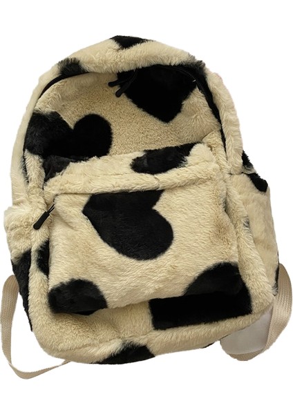 Yeni Kampüs Küçük Taze Büyük Kapasiteli Tüylü Sırt Çantası (Yurt Dışından)