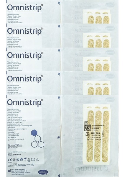 Hartmann Omnistrip Steri Dikiş Bandı 12x101mm 10paket indirimleri