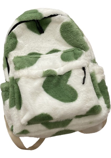 Yeni Kampüs Küçük Taze Büyük Kapasiteli Tüylü Sırt Çantası (Yurt Dışından)