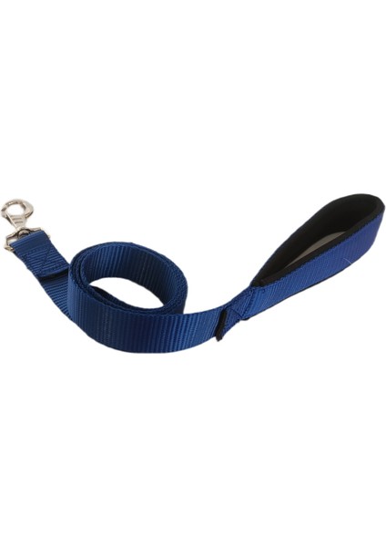 Köpek Gezdirme Kayışı 1,5 cm x 115 cm Mavi