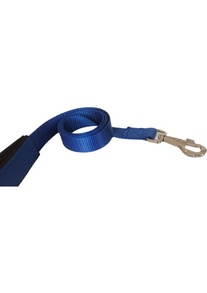Köpek Gezdirme Kayışı 1,5 cm x 115 cm Mavi