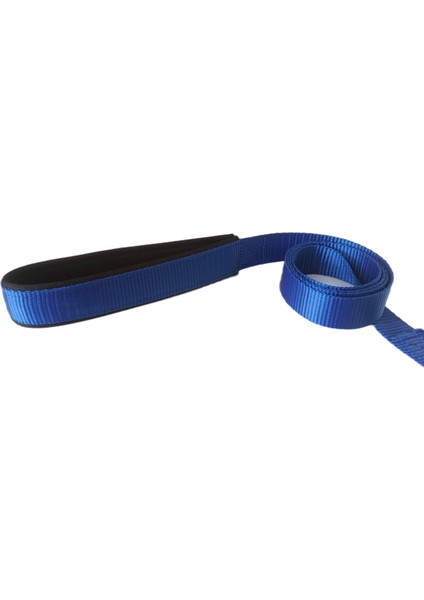 Köpek Gezdirme Kayışı 1,5 cm x 115 cm Mavi