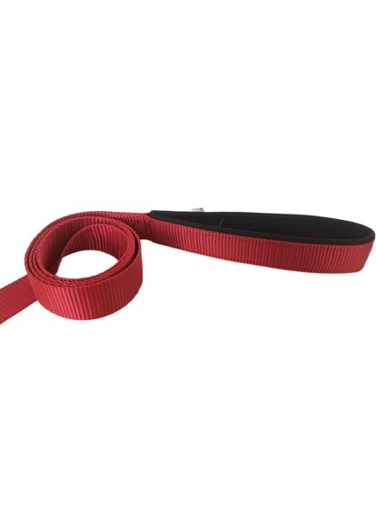 Köpek Gezdirme Kayışı 1,5 cm x 115 cm Kırmızı indirimleri