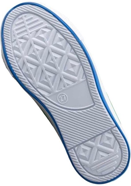 Unisex Erkek Kız Çocuk Keten Kısa Convers Modeli Bağcıklı Spor Ayakkabı Yeşil fırsatları