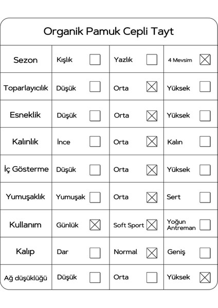 Bordo Organik Pamuk Sertifikalı Yüksek Bel Tek Cepli Tayt