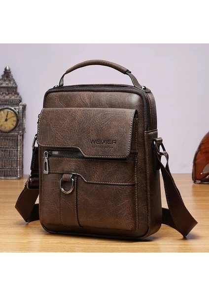 8642 Erkekler Business Crossbody Bag (Yurt Dışından)