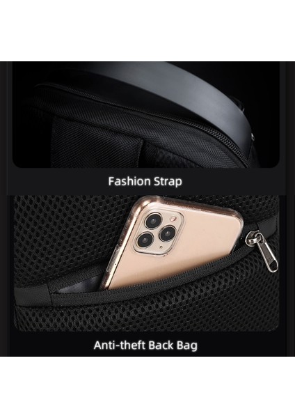 A-177 Erkekler Hırsızlık Karşıtı Enerjik Crossbody Bag (Yurt Dışından)