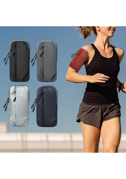 PLZ Shop Açık Spor Fitness Crossbody Çanta Cep Telefonu Kol Çantası (Yurt Dışından)