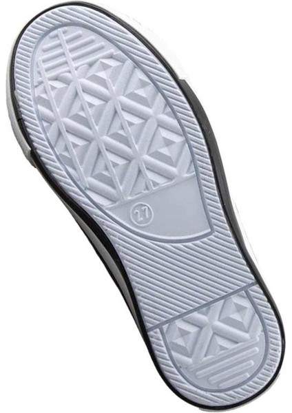 Unisex Erkek Kız Çocuk Keten Kısa Convers Modeli Bağcıklı Spor Ayakkabı Mavi