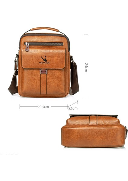 8683 Retro Men Business Crossbody Bag (Yurt Dışından)