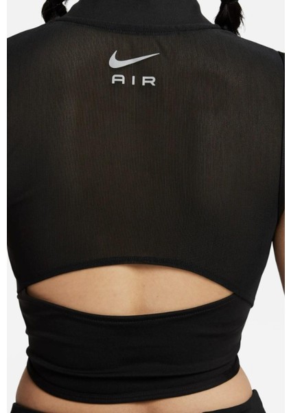 Air Dri-Fıt 1/4 Fermuarlı Sıkı Kesim Kadın Crop T-Shirt fırsatları