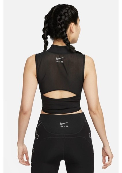Air Dri-Fıt 1/4 Fermuarlı Sıkı Kesim Kadın Crop T-Shirt indirimleri