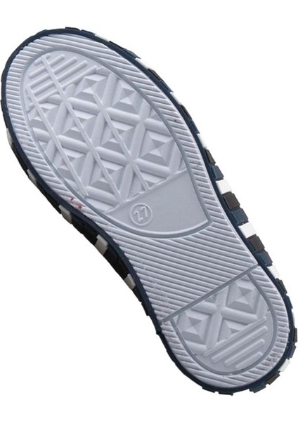 Unisex Çocuk Keten Kısa Convers Modeli Bağcıklı Spor Ayakkabı LACİVERT fırsatları