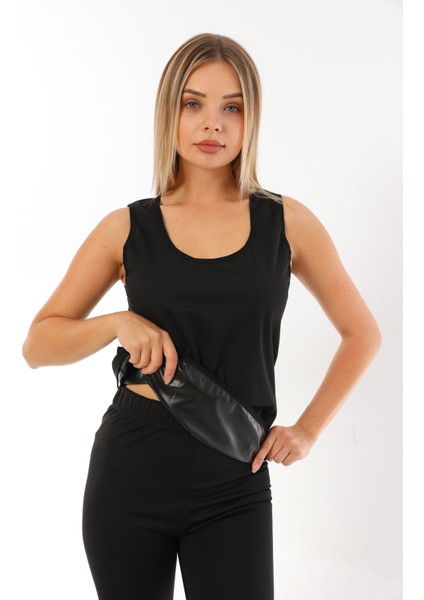 %100 Orjinal Termal Sauna Zayıflama Incelme Takımı Sıfır Kol Termal Takım