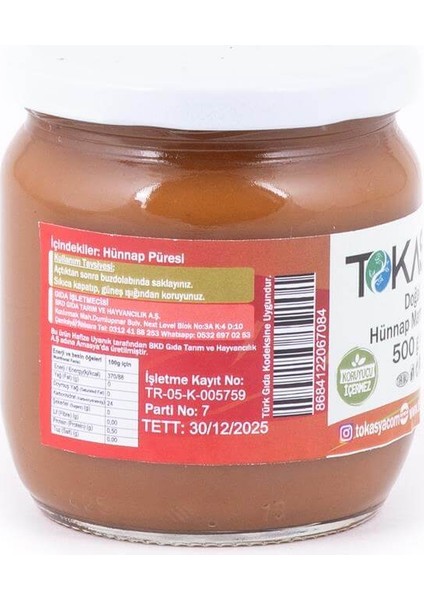 Doğal Hünnap Marmelatı 500 gr