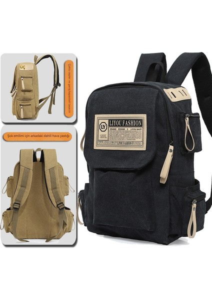 Şık Kanvas Dış Mekan Sırt Çantası (Yurt Dışından) fırsatları